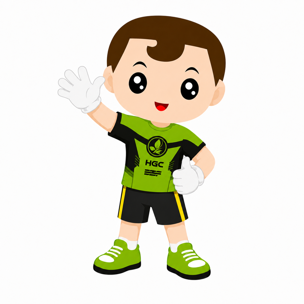 Herbalito, mascota de HGC Fit Fest